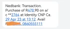 Photo #1. Complaint-review: Identity Store - Arrears.